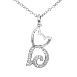 Purrfect Gleam Cat Necklace