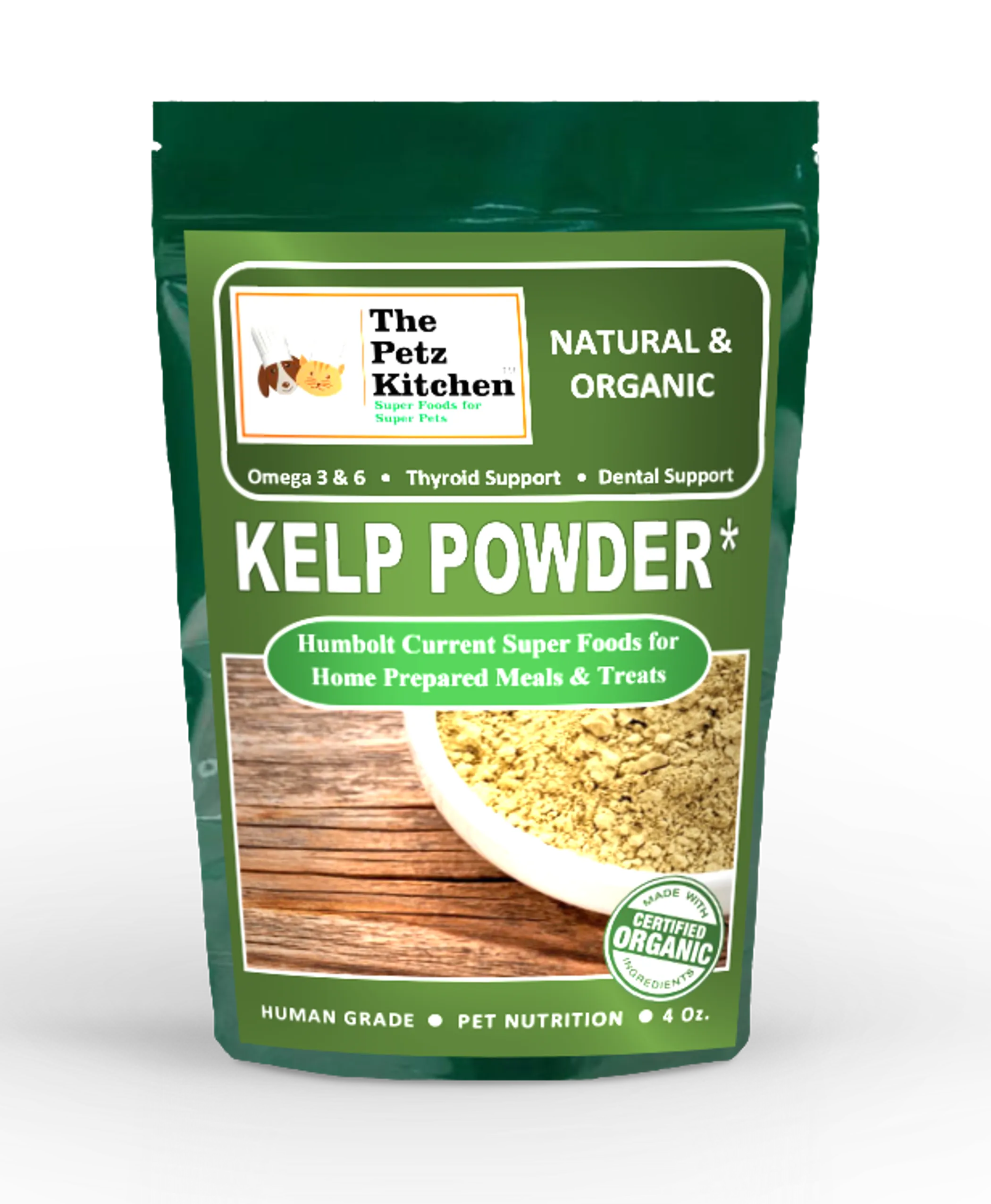 Kelp Omega 3 Thyroid & Whole Body Multi-Mineral, Multi-Vitamin & Dental Support* The Petz Kitchen* - Image 3