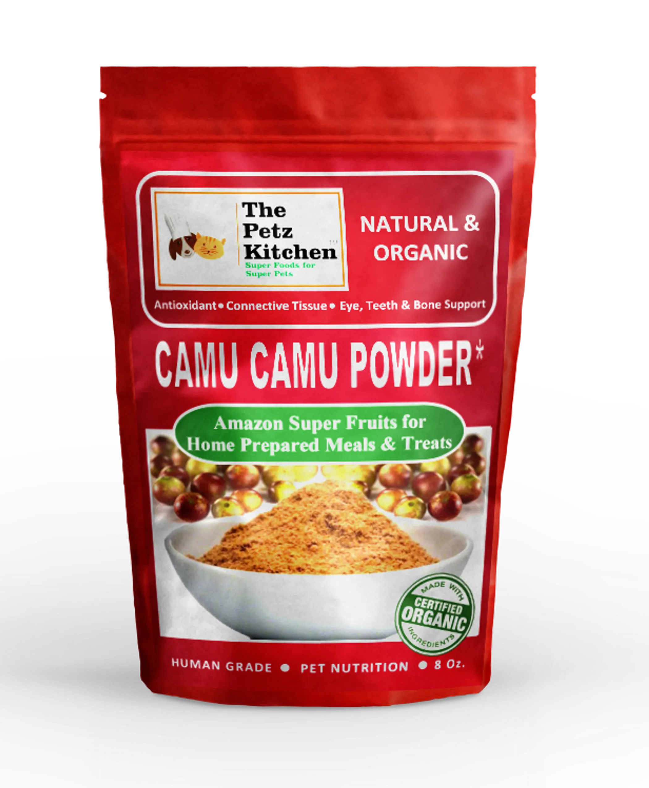 Camu Camu Extract Joint Teeth & Eye Support* The Petz Kitchen - Organic Human Grade Ingredients For Home Prepared Meals & Treats - Image 5