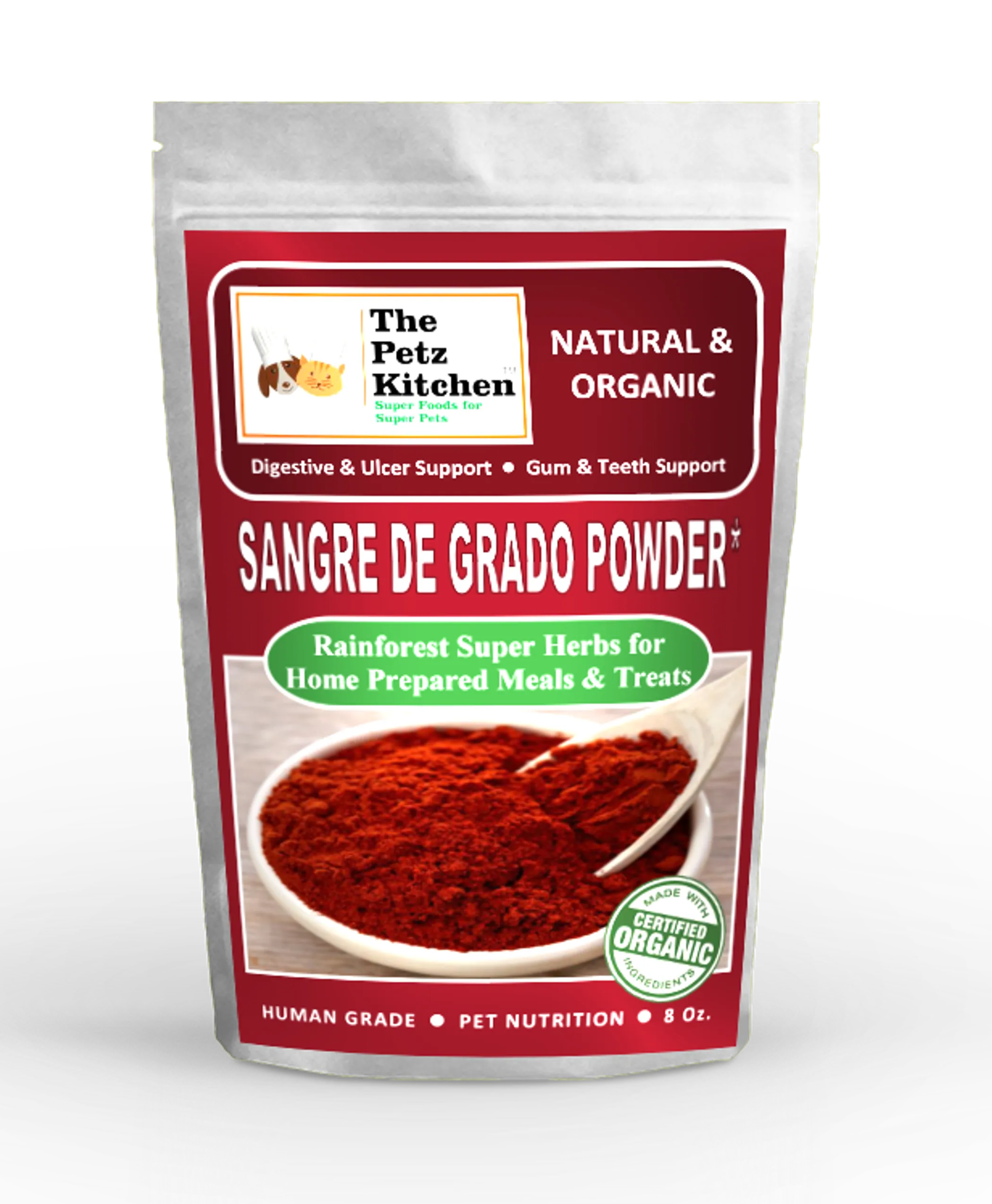 Sangre De Grado - Wound & Infection Support* The Petz Kitchen - Organic & Human Grade Ingredients & Shakers For Home Prepared Meals & Treats - Image 5