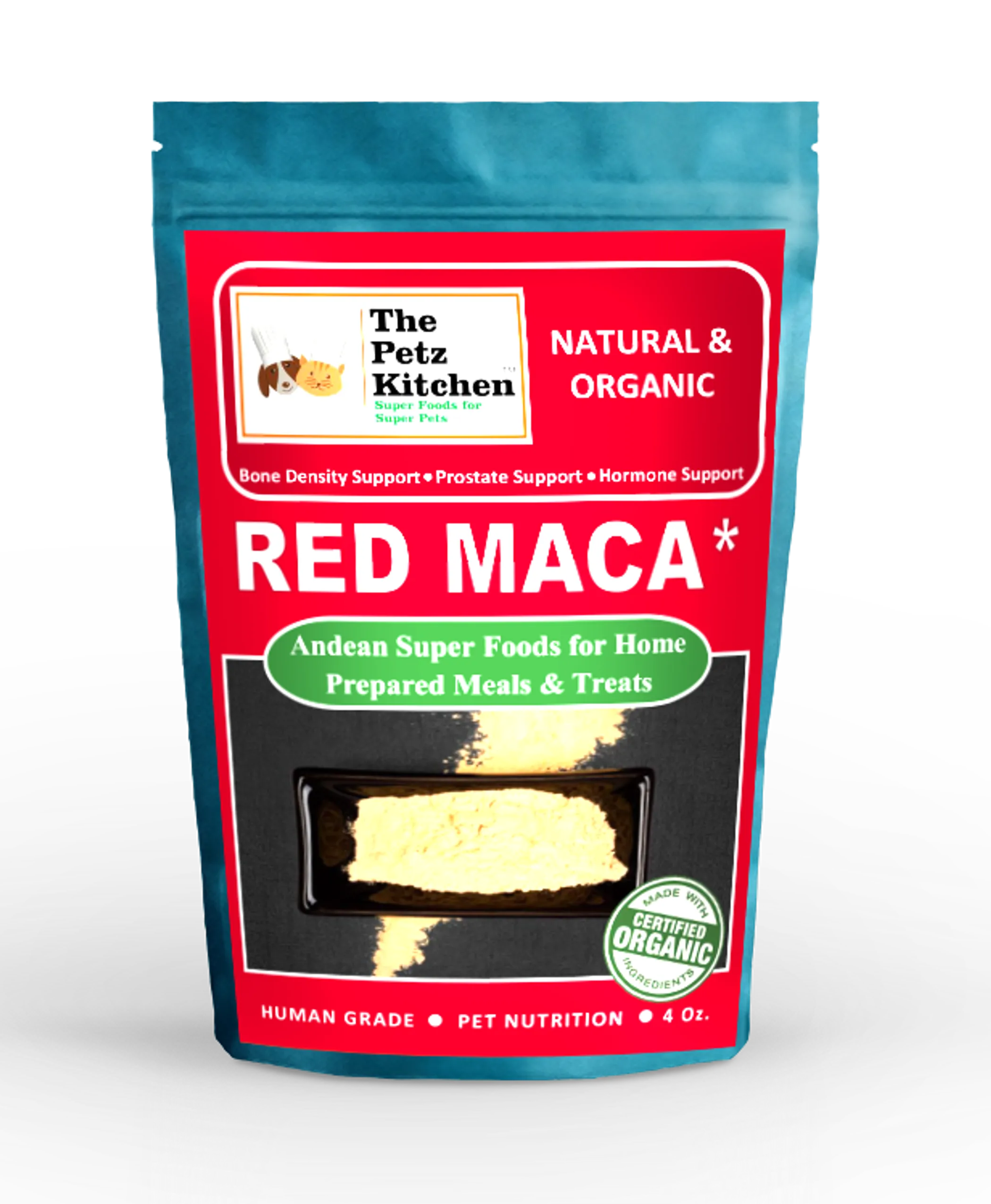 Red Maca - Bone Prostate & Hormone Support* The Petz Kitchen - Organic & Human Grade Ingredients For Home Prepared Meals & Treats - Image 2