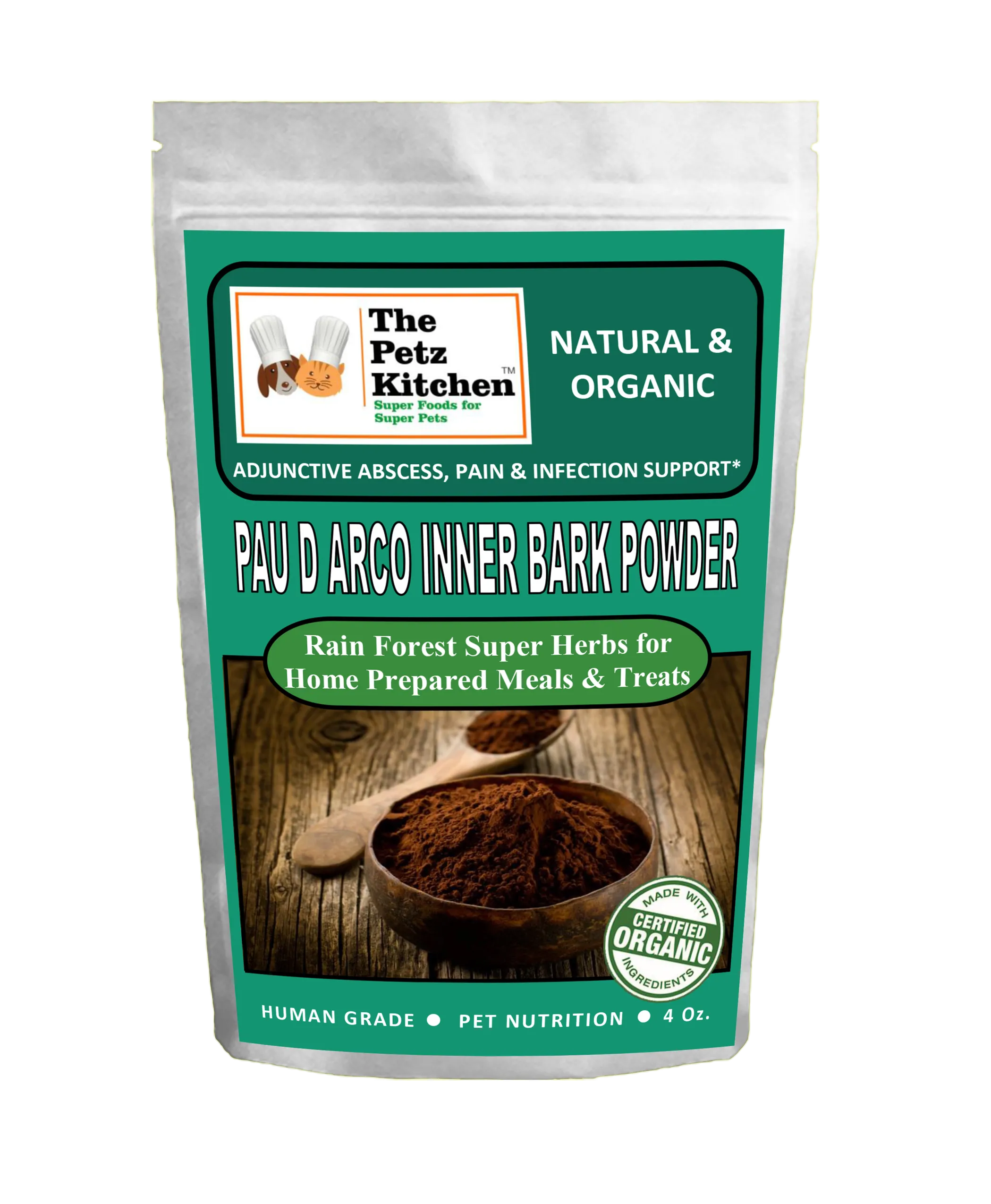 Pau D Arco Inner Bark - Adjunctive Abscess, Pain & Infection Support* The Petz Kitchen - Image 3