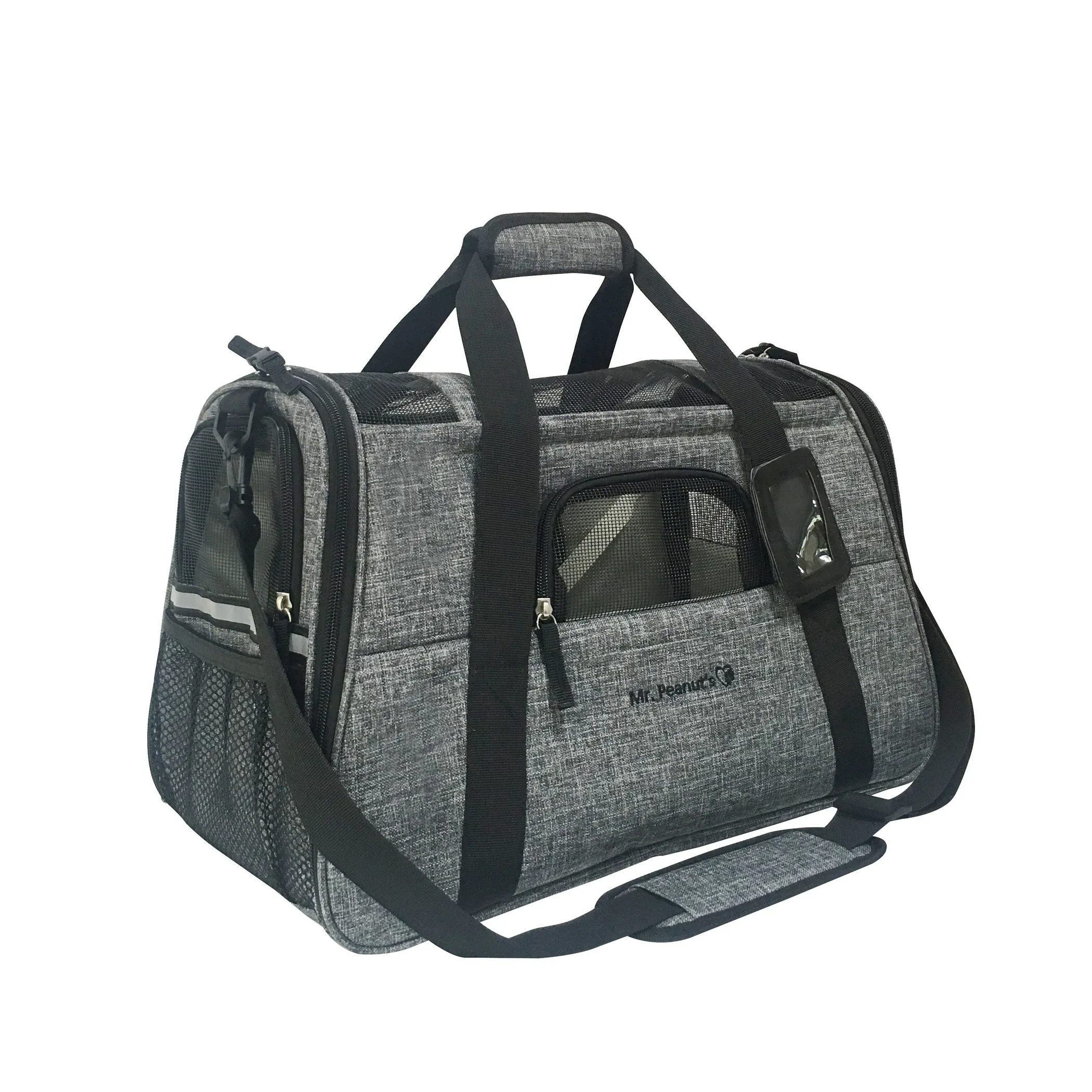 Mr. Peanut's Copper Series Airline Capable Pet Carrier, Tall Profile Soft Sided Luxury Travel Tote - Image 4