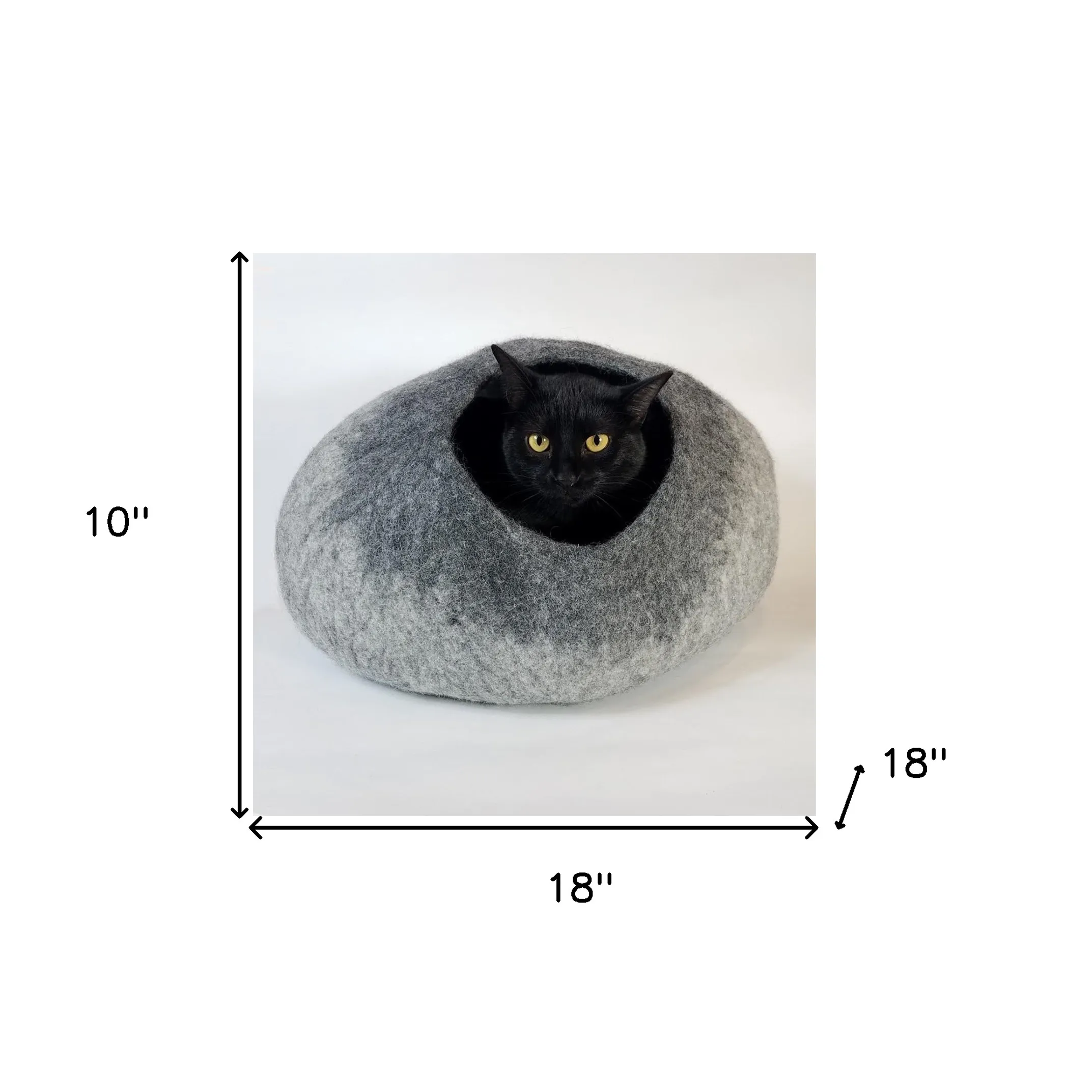 Shades of Gray Cat Cave Bed - Image 5