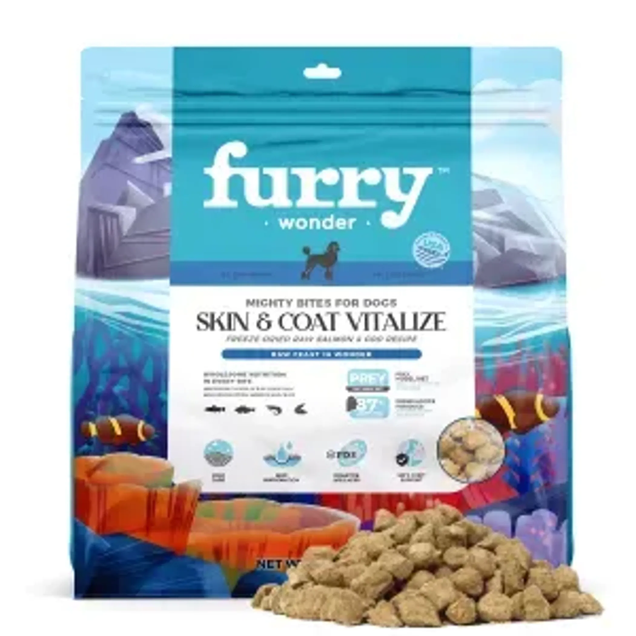 Skin&Coat Vitalize Freeze-Dried Raw Salmon&Cod Recipe for Dogs - Image 3