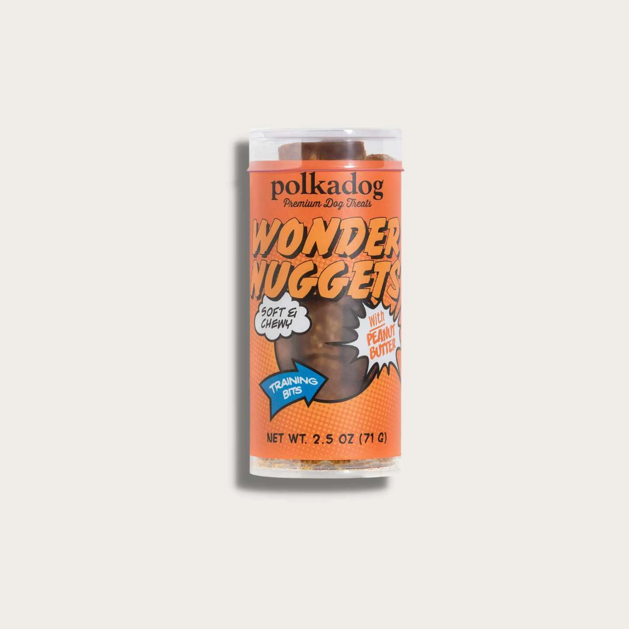 Polkadog Wonder Nuggets Training Bits Peanut Butter Soft & Chewy Dog Treats - Image 2