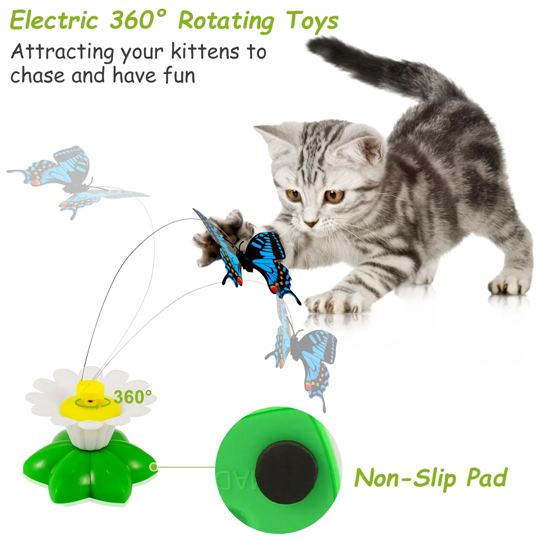 Cat Track Tower Toys 4-Layer Ball Track Interactive Cat Toys - Image 5