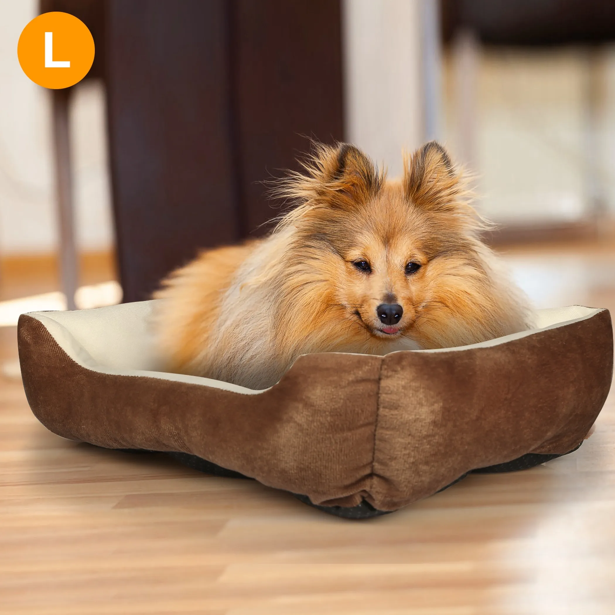 Pet Dog Bed Soft Warm Fleece Puppy Cat Bed - Image 2