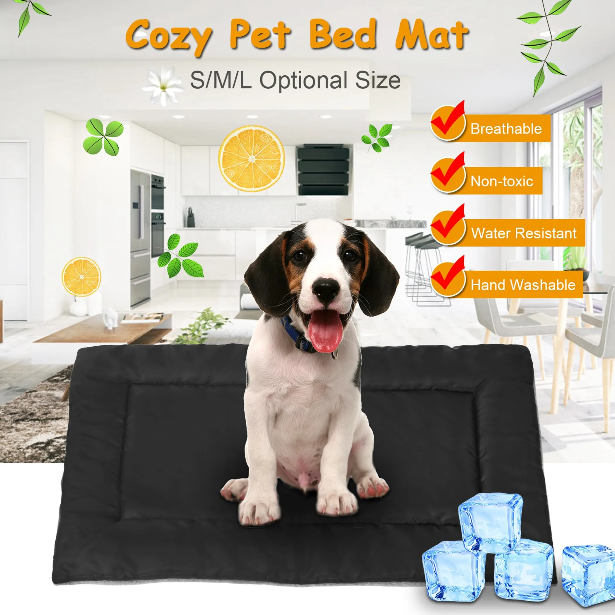Dog Bed Mat Comfortable Fleece Pet - Image 4