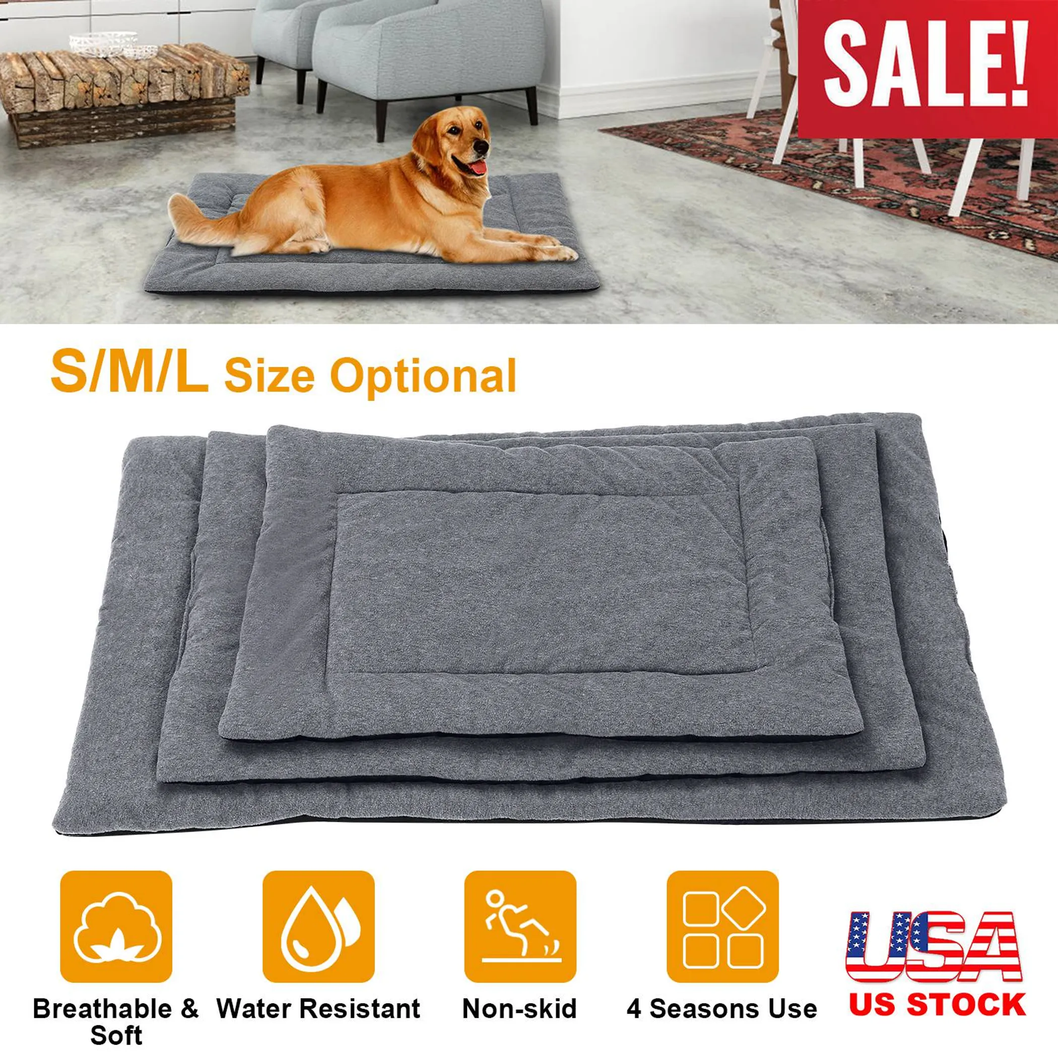 Dog Bed Mat Comfortable Fleece Pet - Image 5