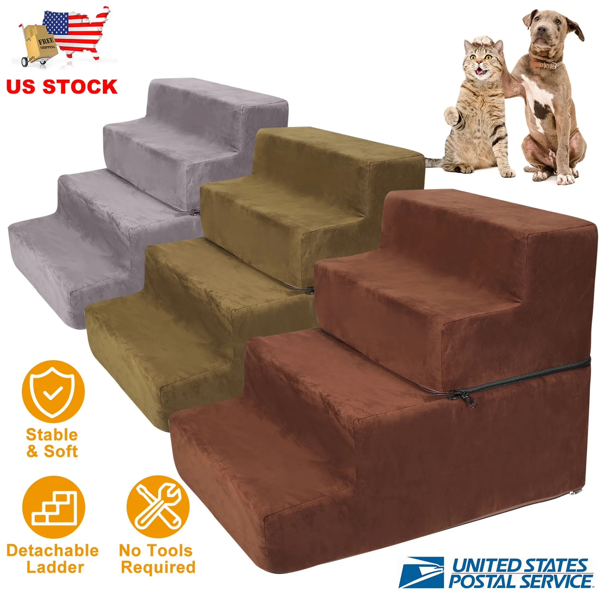 Dog Stairs Pet Step For Bed - Image 5