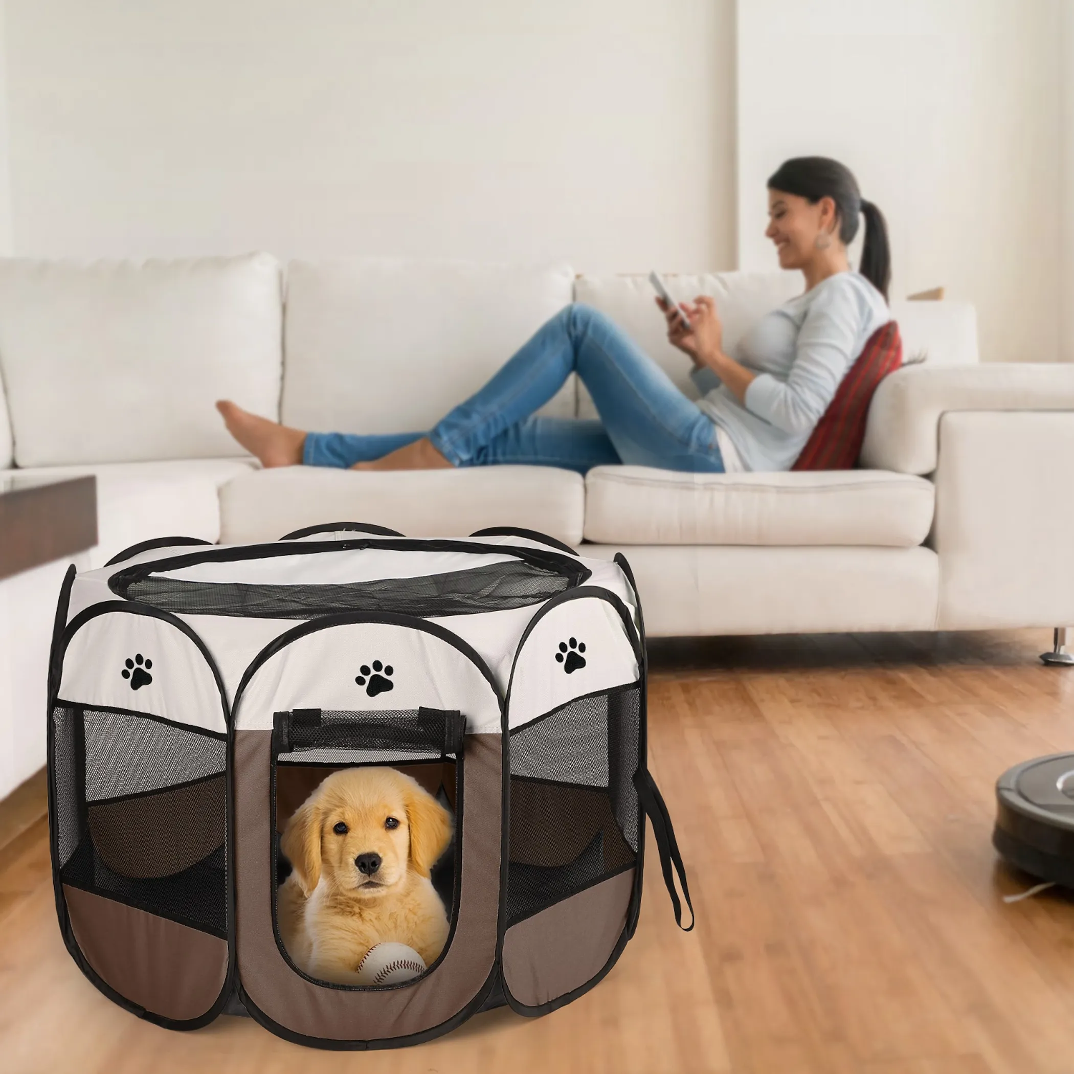 Portable Foldable Pet Tent - Image 2