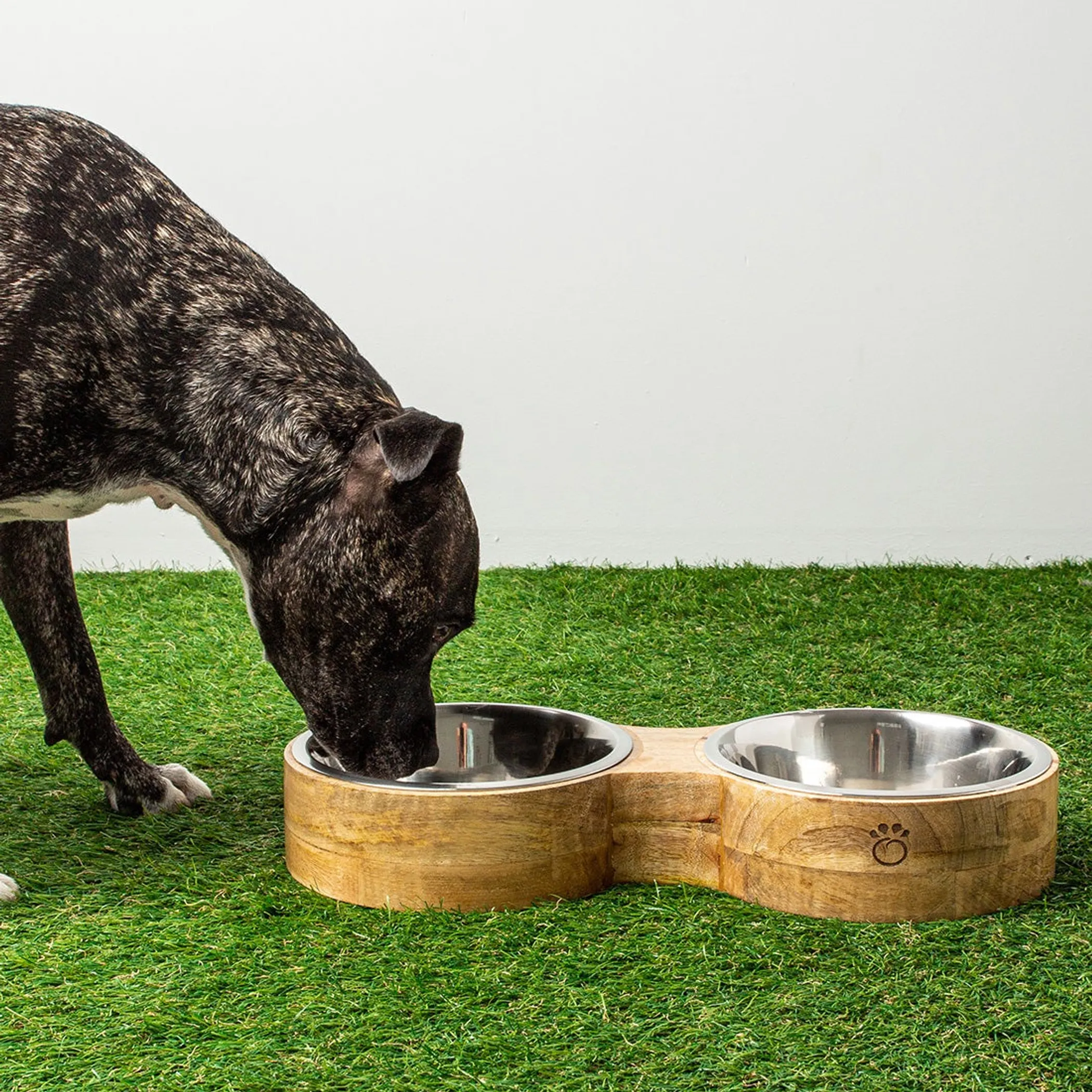 GF Pet Wood & Metal Feeder Double Diner - Image 4