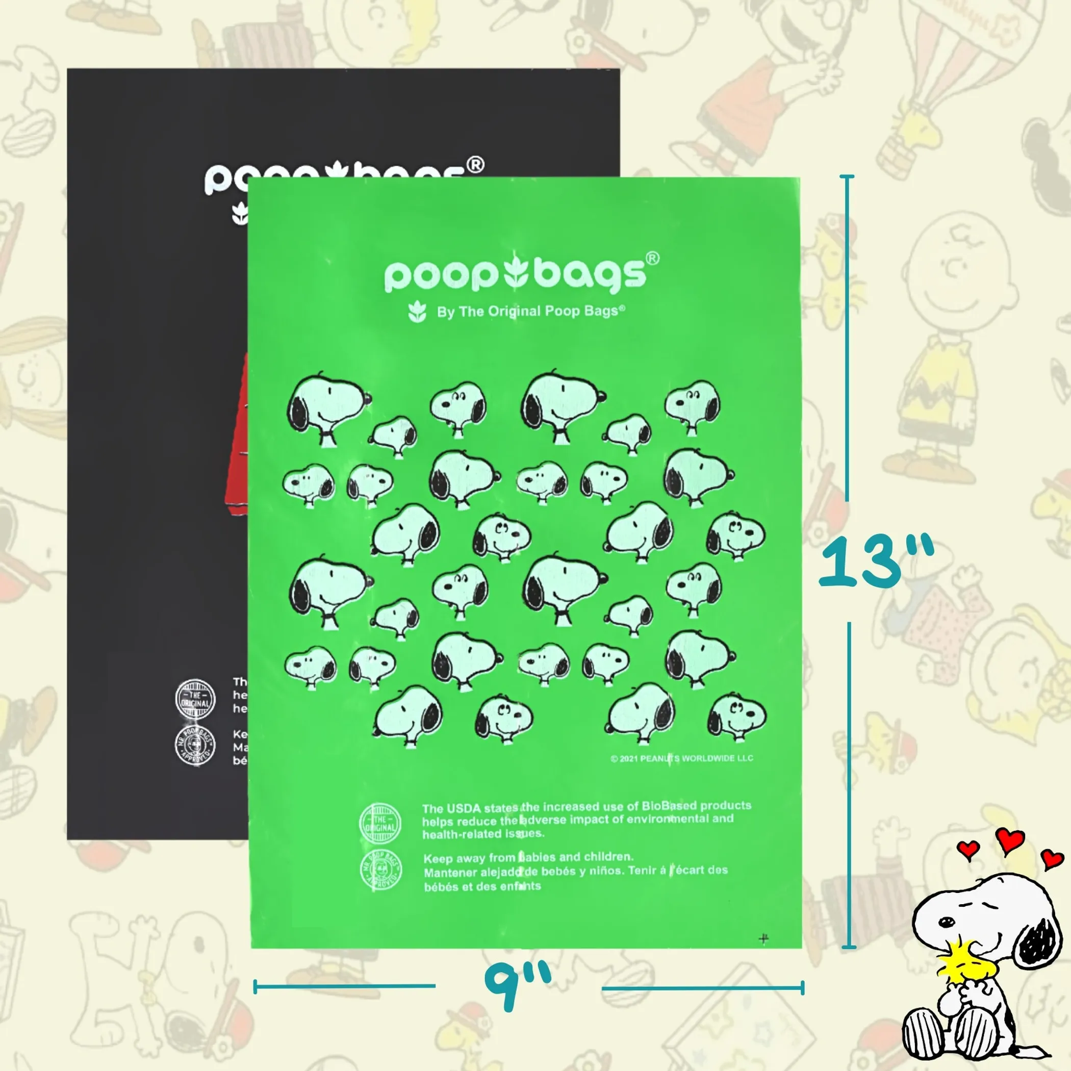 USDA Biobased Peanuts Unscented Leash Rolls - Image 5