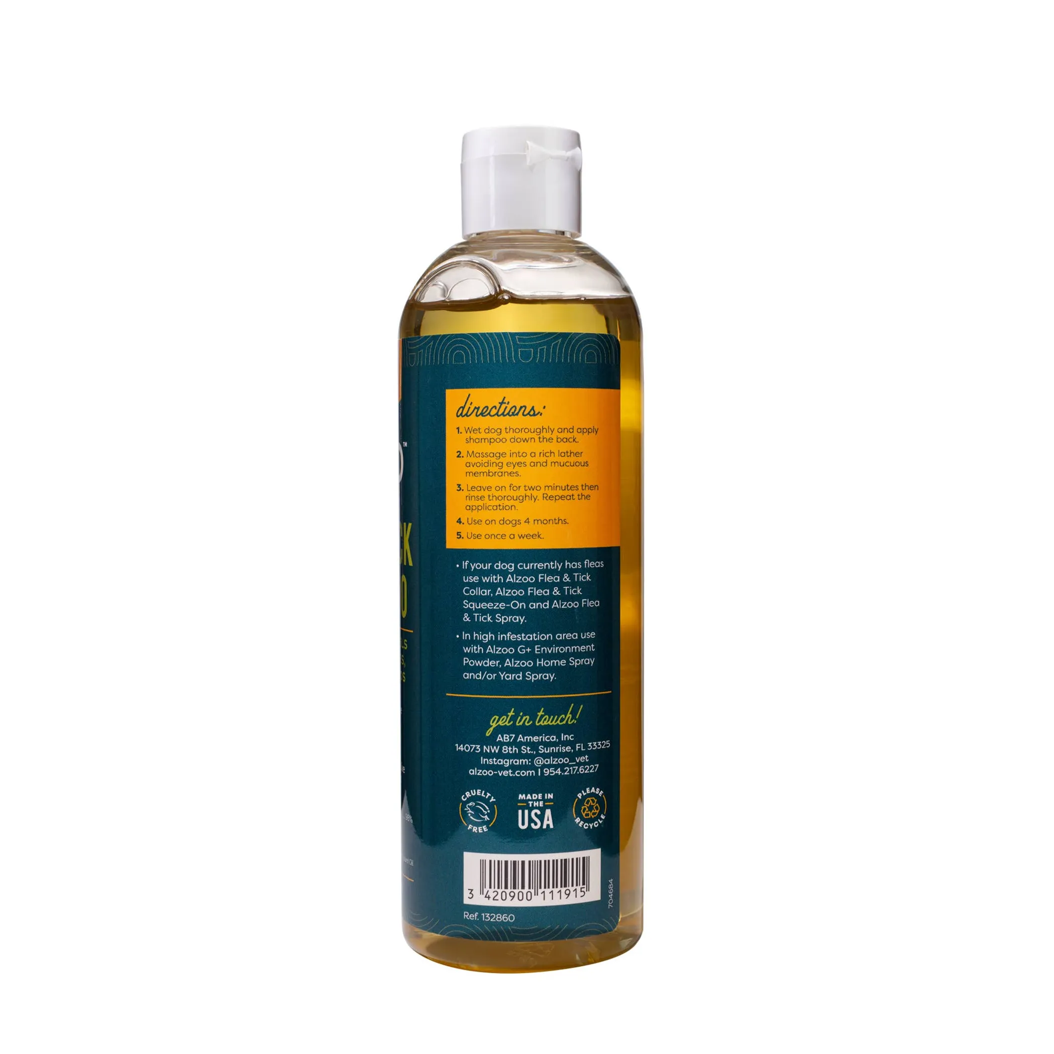 ALZOO Plant-Based Flea and Tick Repellent Shampoo for Dogs, 12oz - Image 3