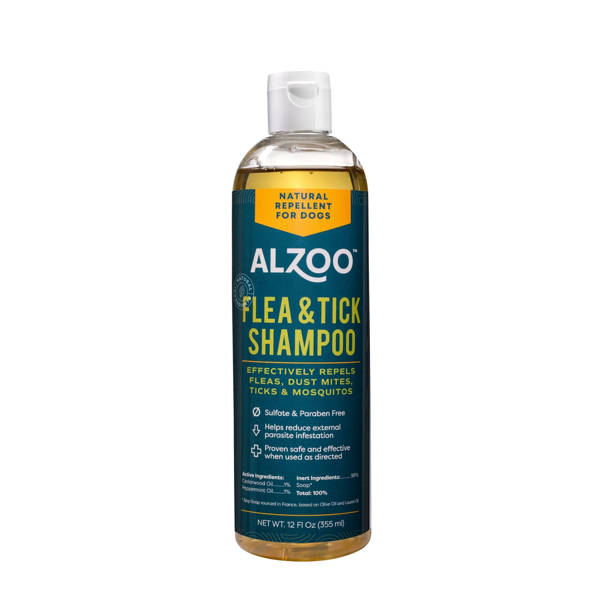 ALZOO Plant-Based Flea and Tick Repellent Shampoo for Dogs, 12oz - Image 4