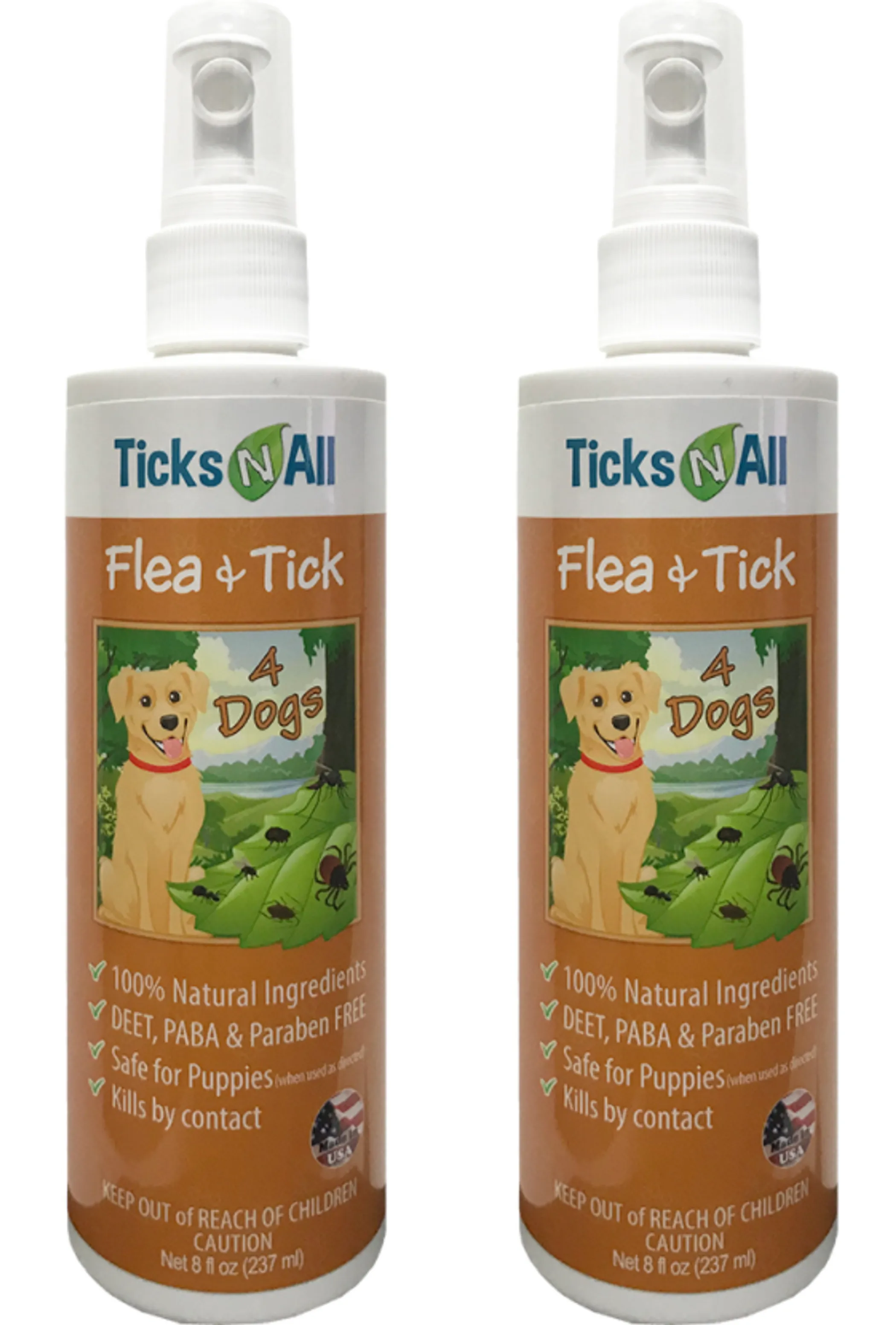 All Natural Flea & Tick 4 Cats 8oz - Image 2